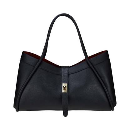 TFM Grande Oversized Leather Satchel Bag - Shoulder Bag for Women