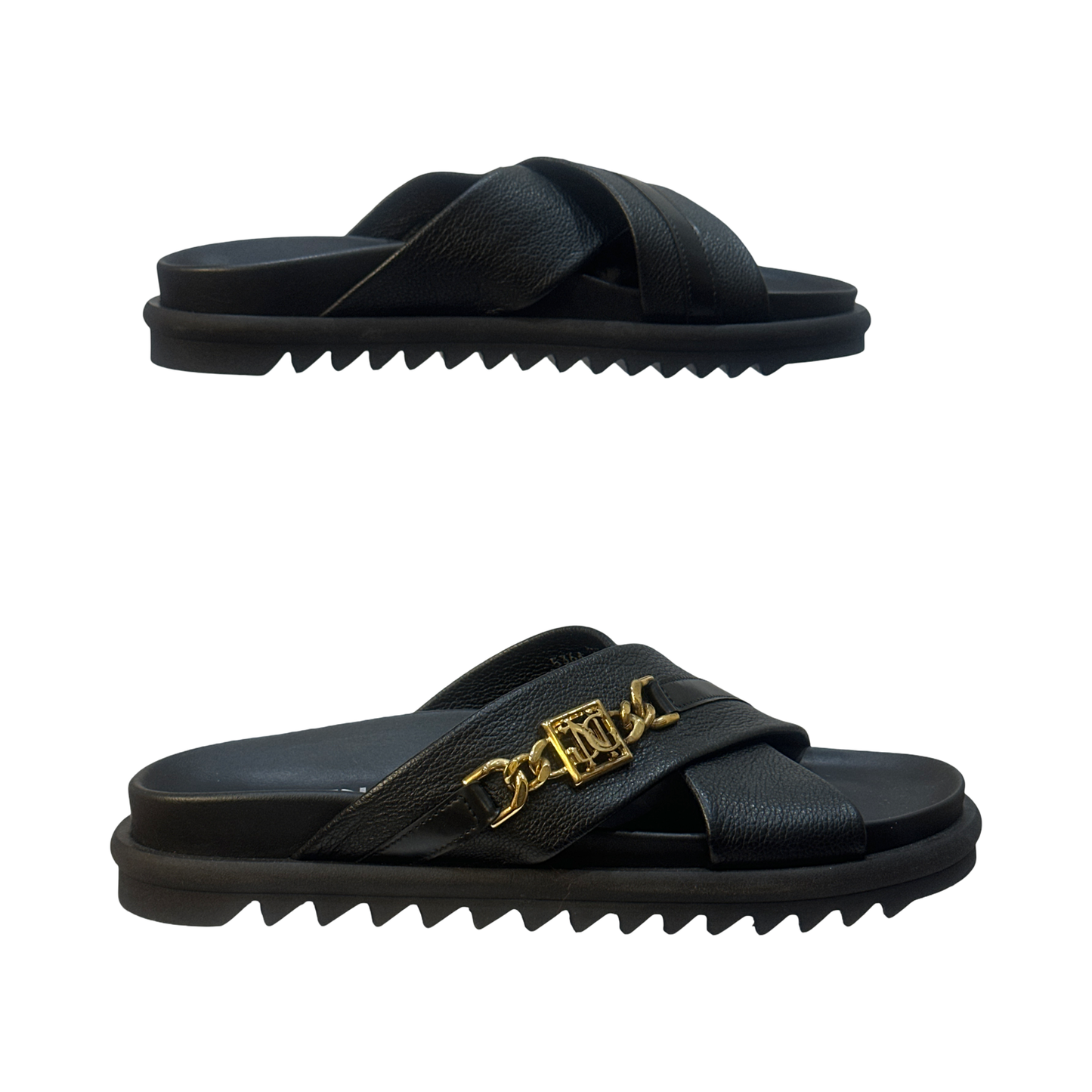 Crisscross 2 Strap Slip-on Sandals