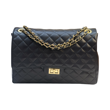 Quilted Oversized Chain Shoulder Bag