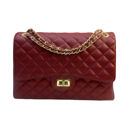 Quilted Oversized Chain Shoulder Bag
