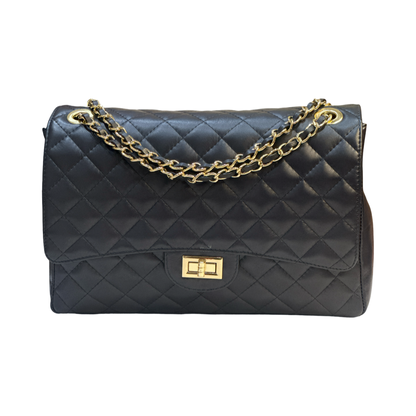 Quilted Oversized Chain Shoulder Bag