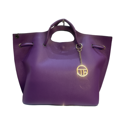 Effortlessly Chic Large Leather Tote Bag