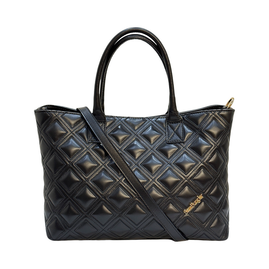 Quilted Leather Tote Bag