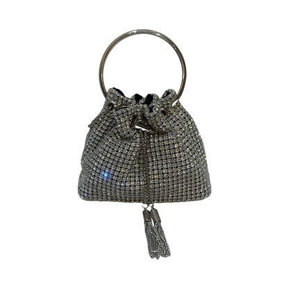 Rhinestone Pouch Tote Bag