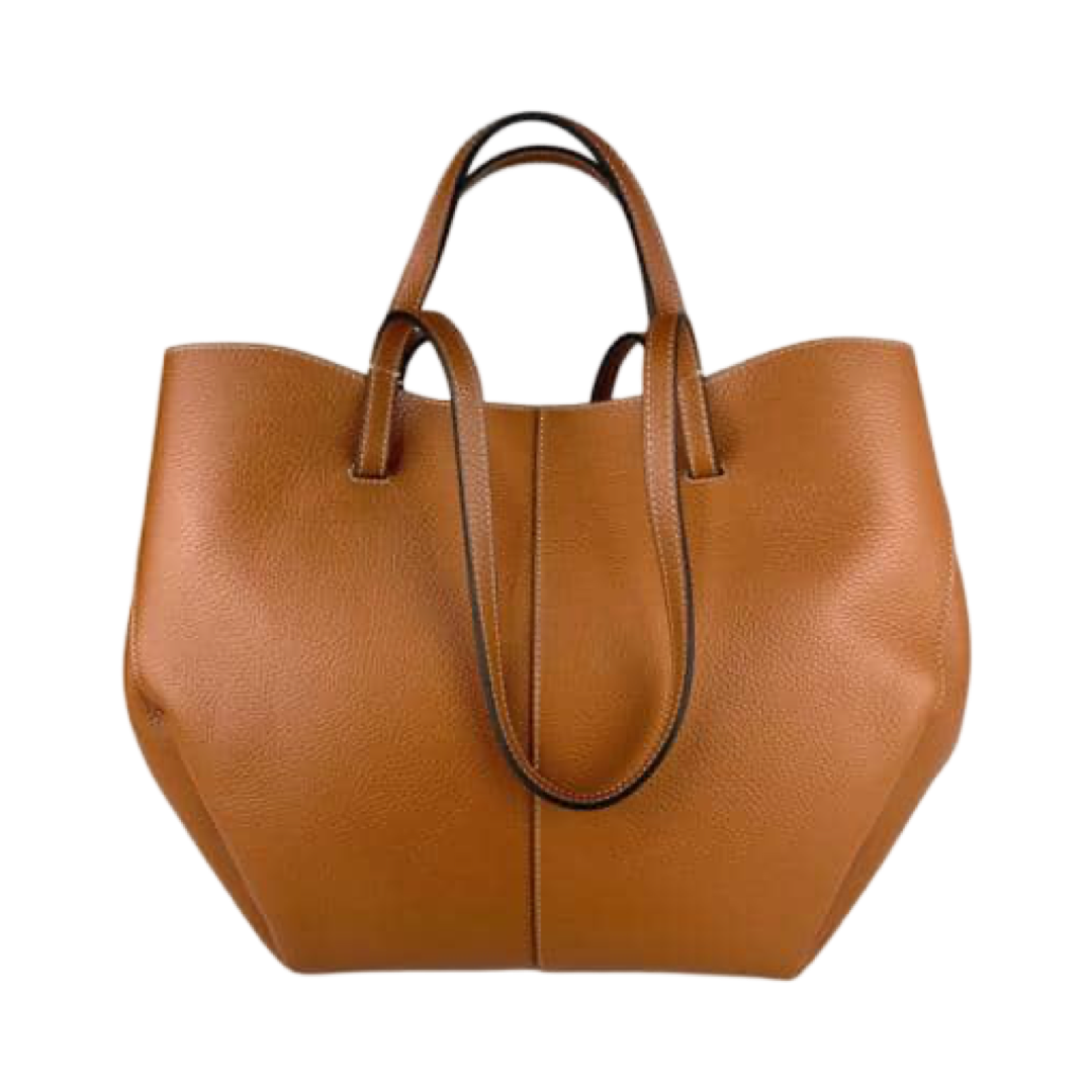 Oversized Leather Tote Bag