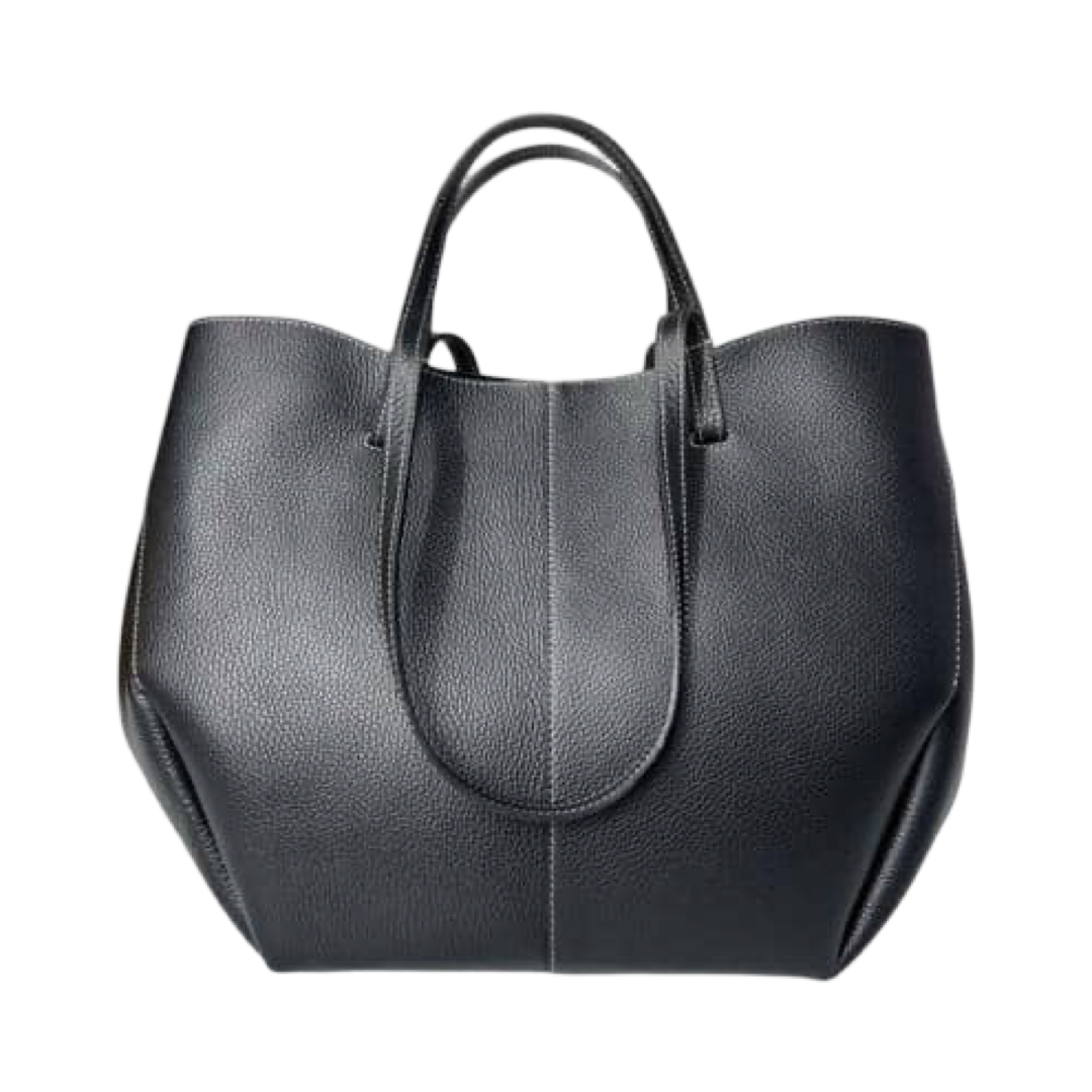 Oversized Leather Tote Bag