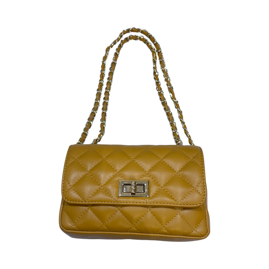 Quilted Crossbody Leather Bag