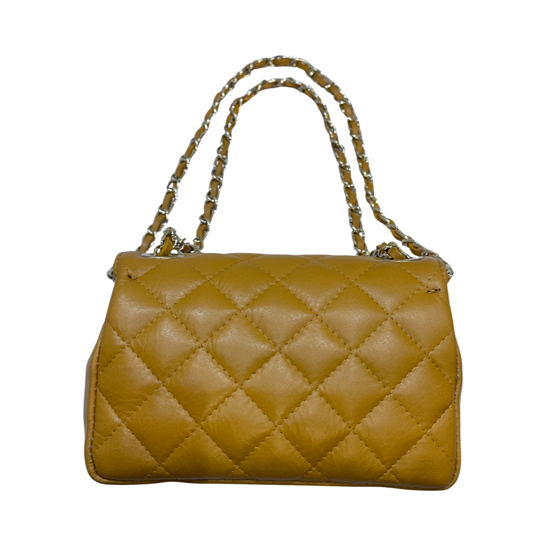 Quilted Crossbody Leather Bag