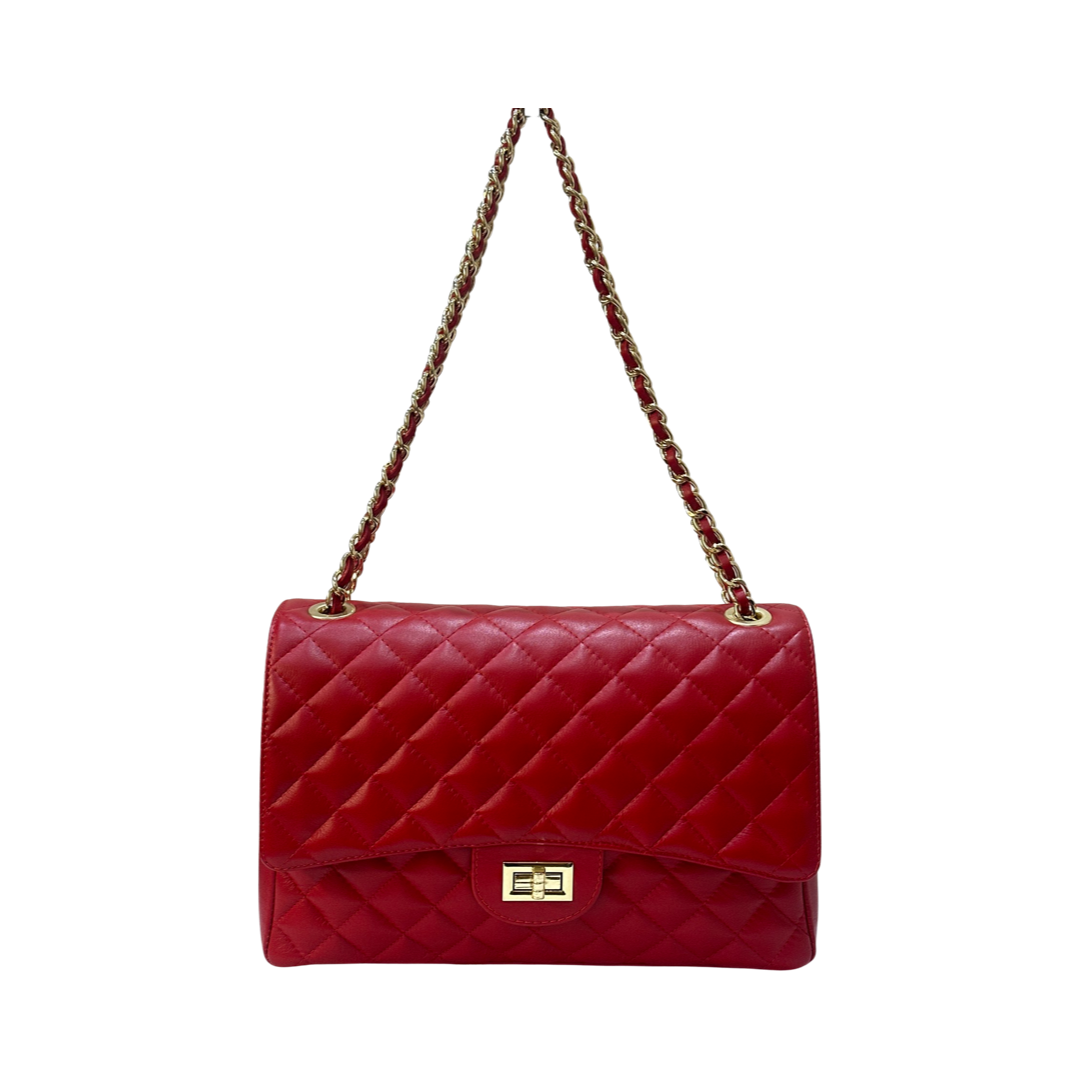 Quilted Crossbody Leather Bag