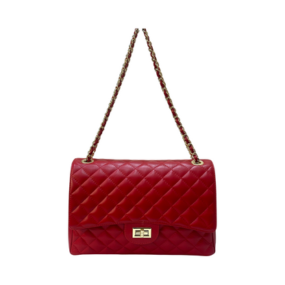 Quilted Crossbody Leather Bag