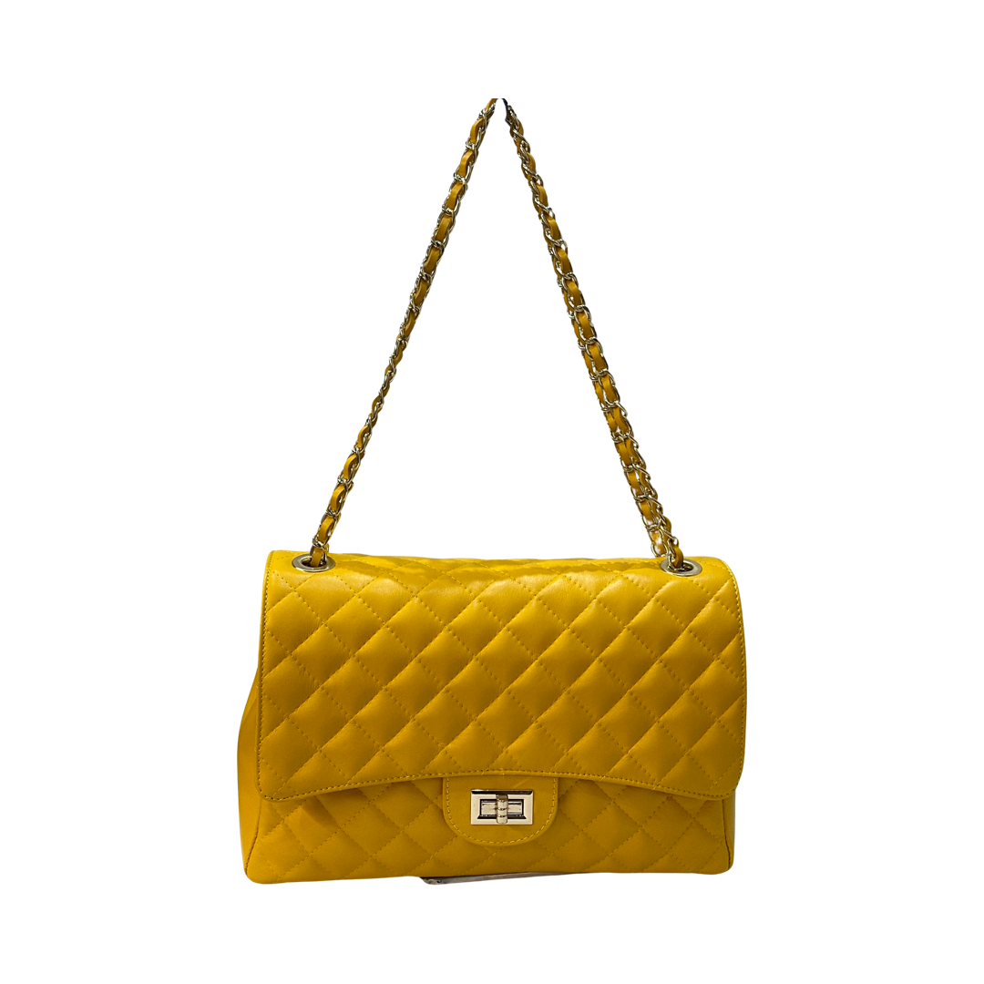 Quilted Crossbody Leather Bag