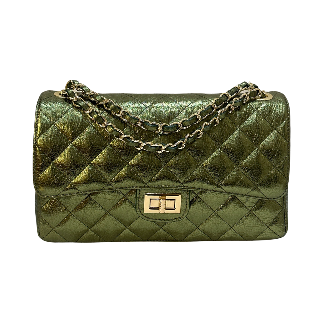 Quilted Crossbody Leather Bag