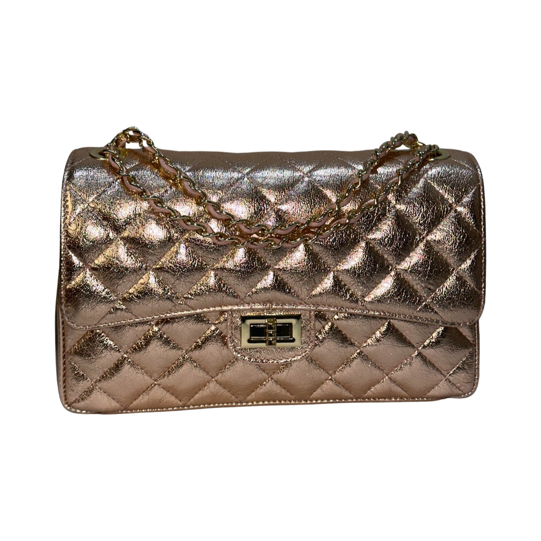 Quilted Crossbody Leather Bag