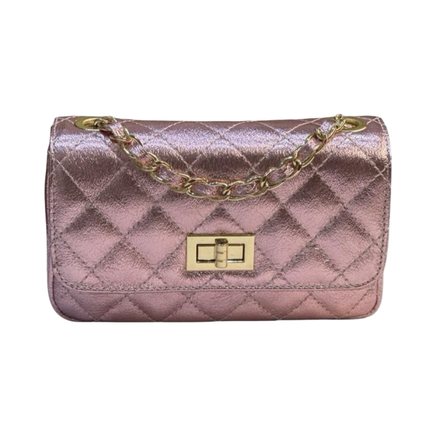 Quilted Crossbody Small Leather Shoulder Bag