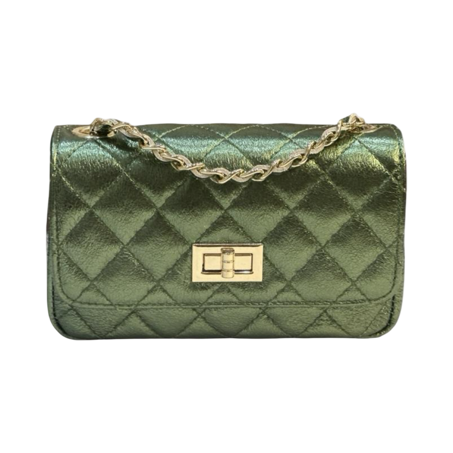 Quilted Crossbody Small Leather Shoulder Bag