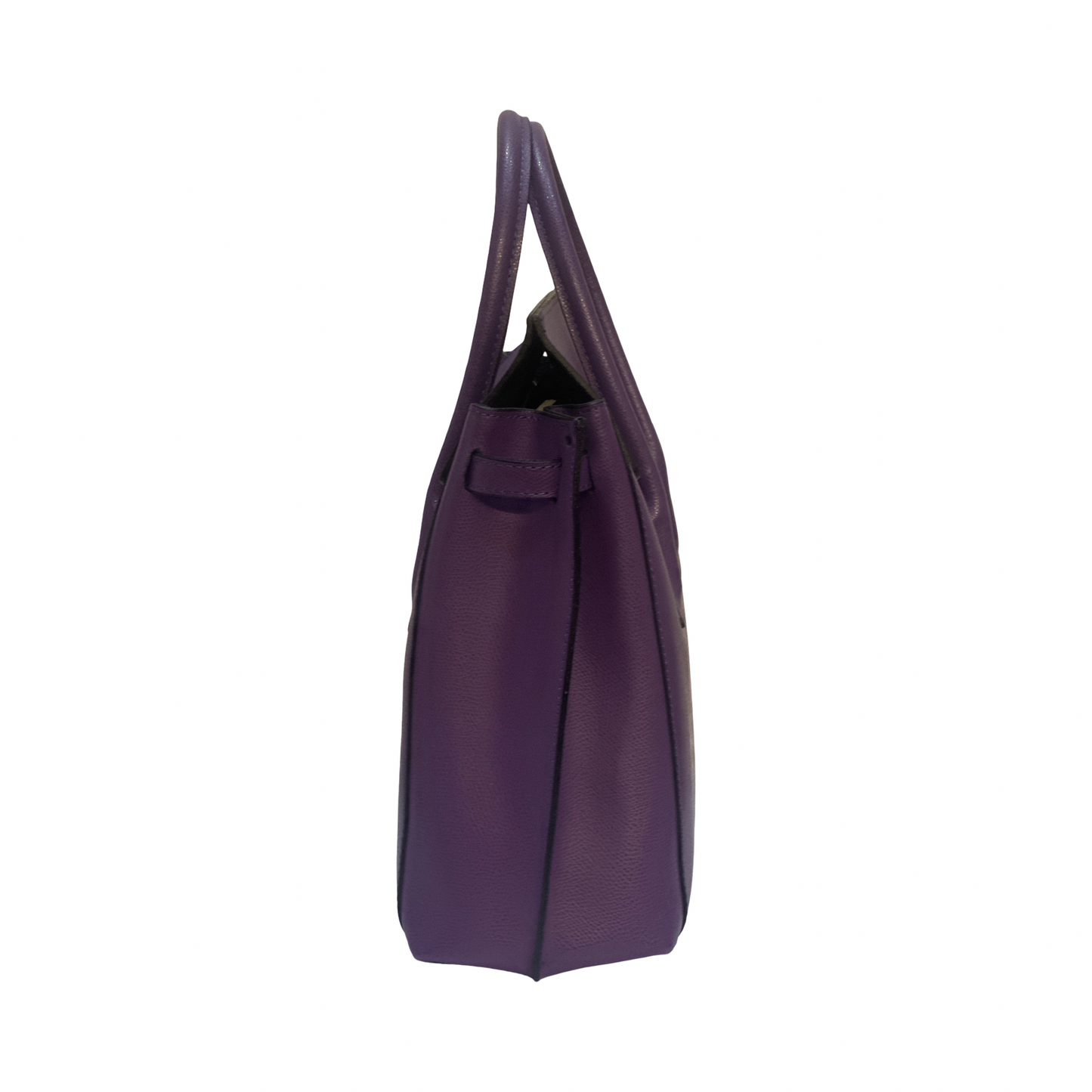 Made in Italy Top Handle Large Leather Tote Bag