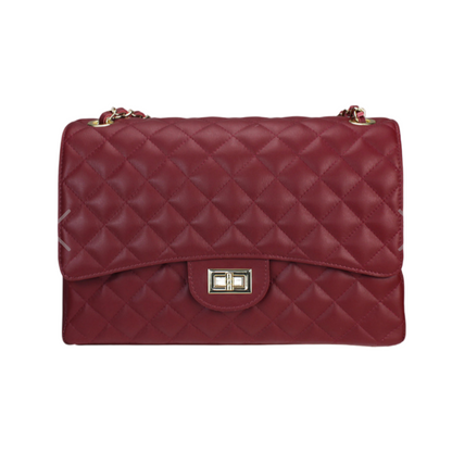 Quilted Crossbody Leather Bag