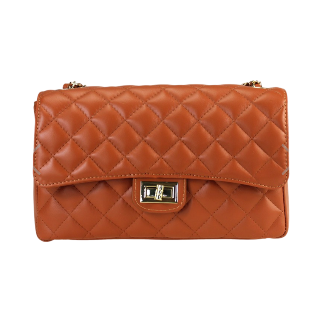 Quilted Crossbody Leather Bag