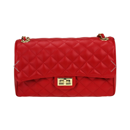 Quilted Crossbody Leather Bag