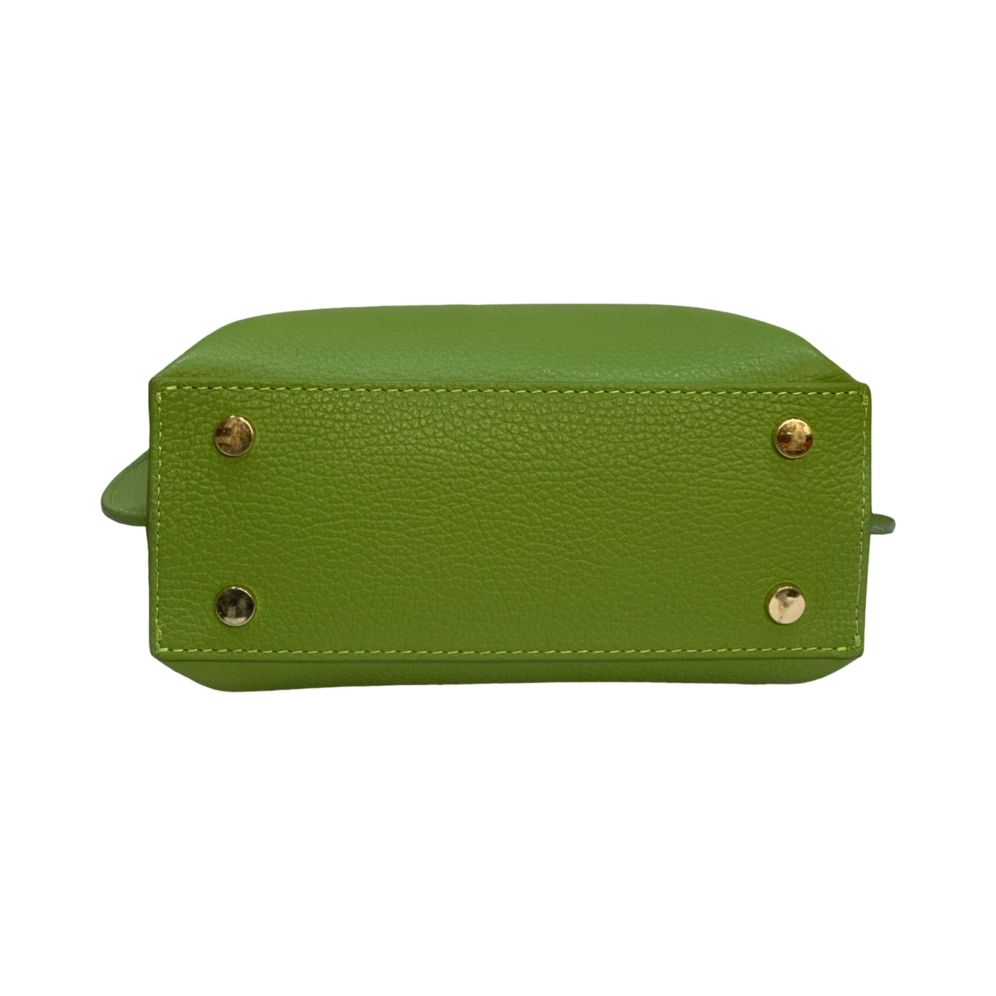 Italian Small Top Handle Leather Tote Bag