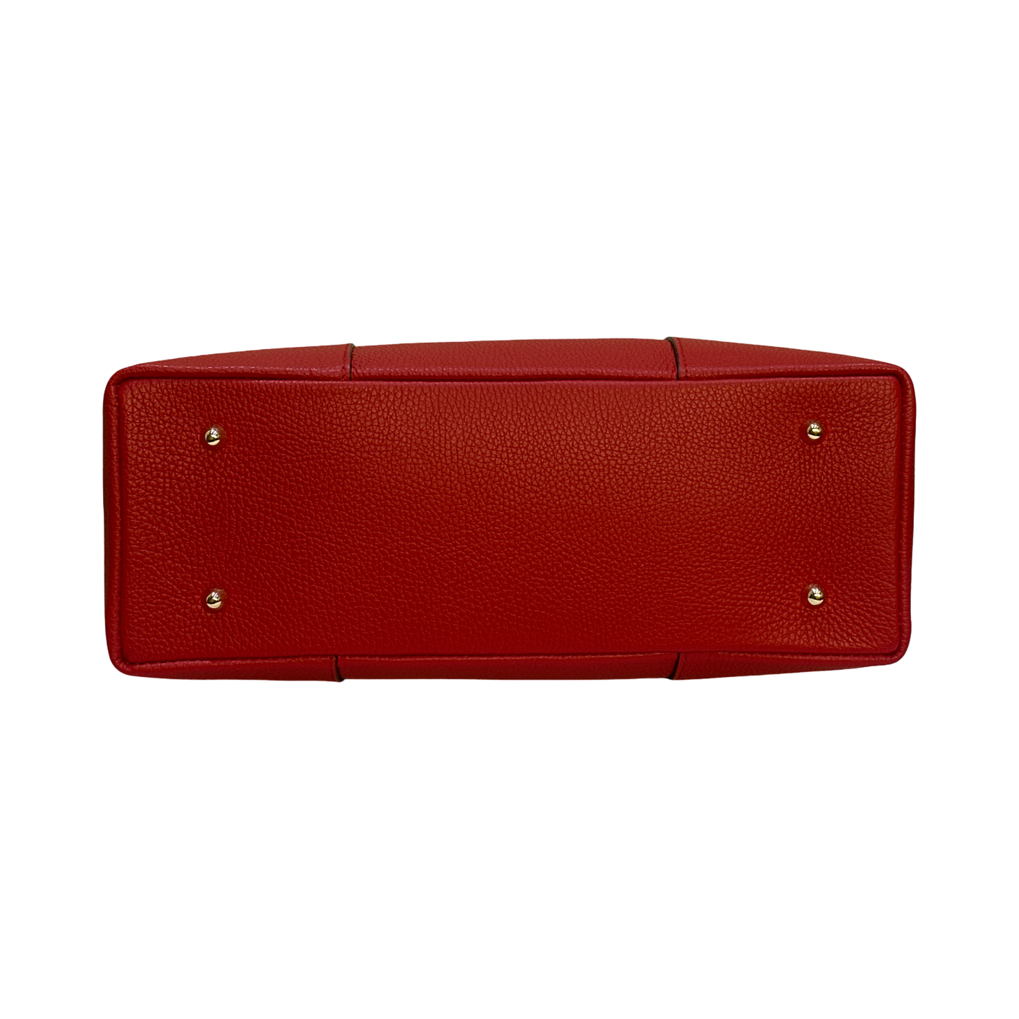 Bamboo Top Handles Large Leather Tote Bag
