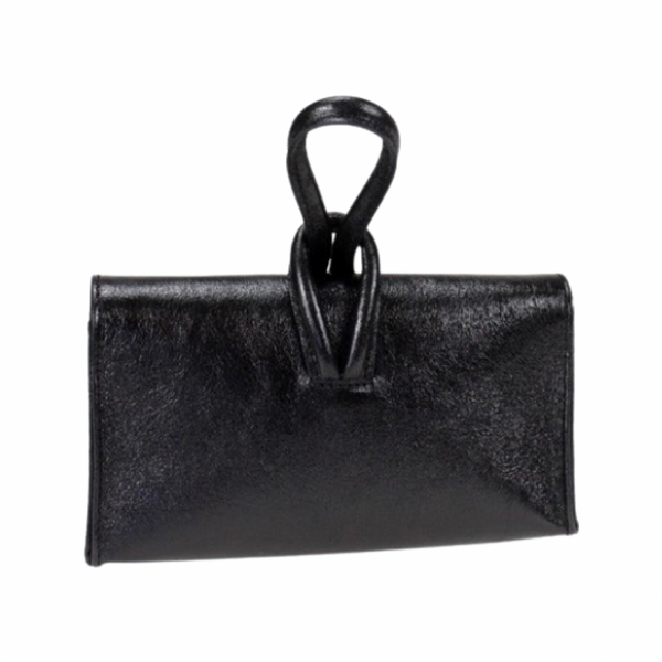 Wrist Clutch Leather Bag with Strap Teefamm London