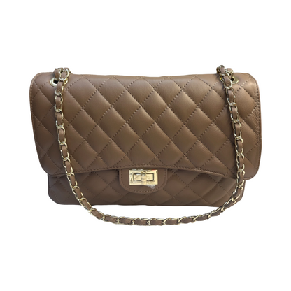 Quilted Crossbody Leather Bag