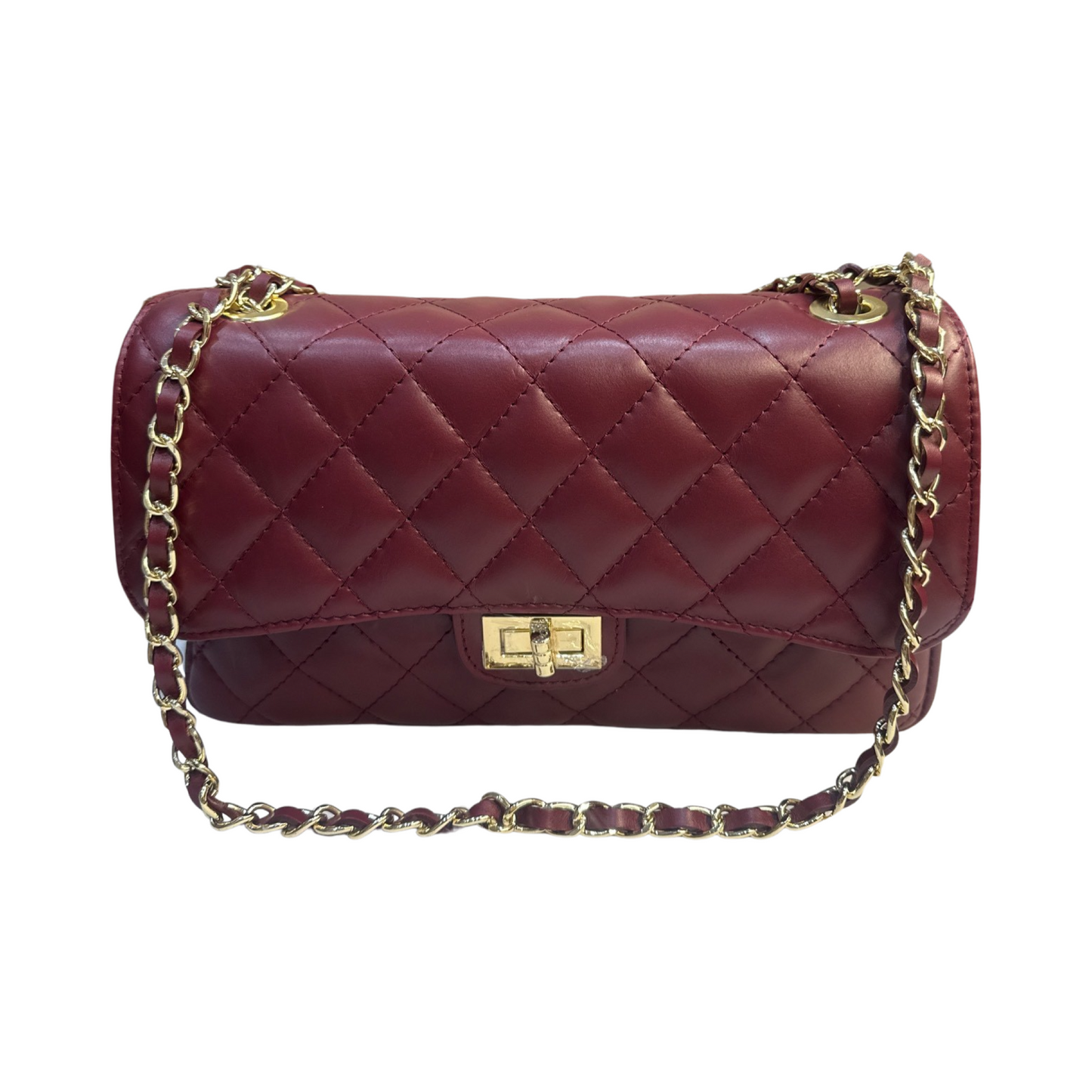 Quilted Crossbody Leather Bag