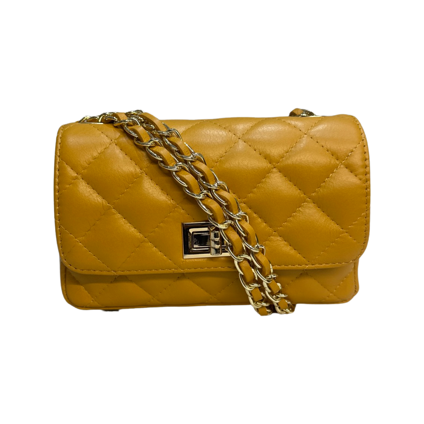 Quilted Crossbody Leather Bag