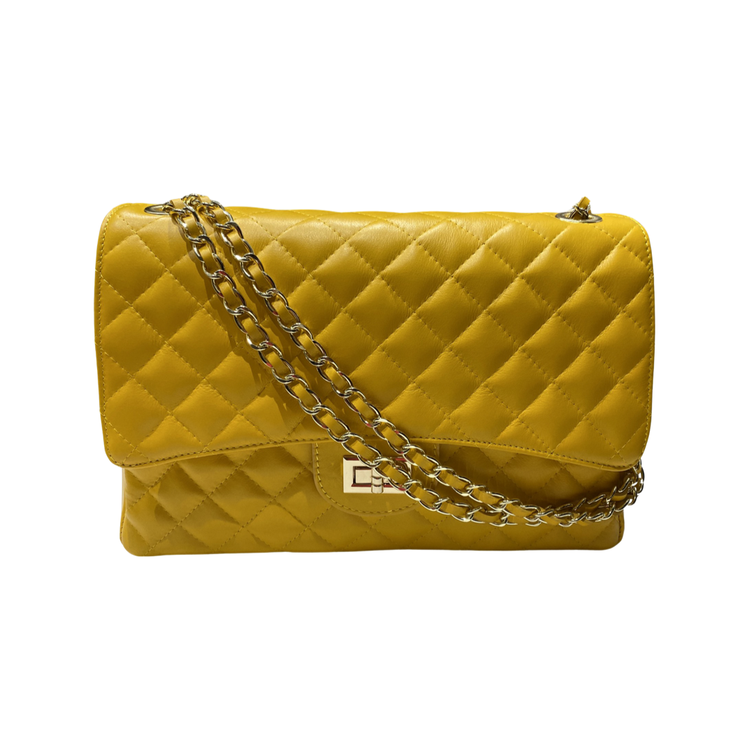 Quilted Crossbody Leather Bag