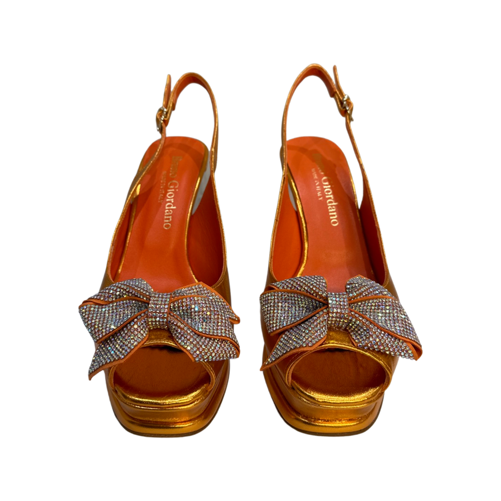 Jewel Embellished Shoes with Matching Bag Teefamm London