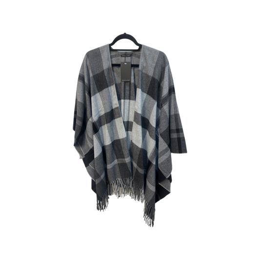 Tartan Tassel Cape Shawl