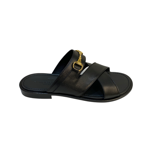 Crisscross Slip-On Sandals